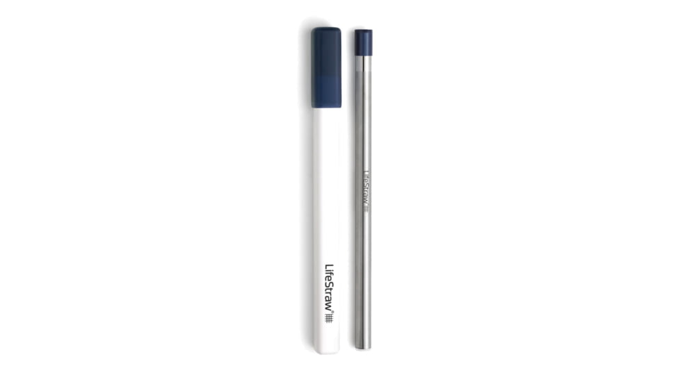LifeStraw Sip Straw Filter With Carry Case, Midnight Blue, LSSIP1MD01