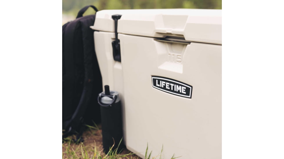 Lifetime Products 115 Quart High Performance Cooler, Khaki/Black, 91000