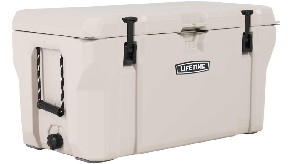 Lifetime Products 115 Quart High Performance Cooler, Khaki/Black, 91000