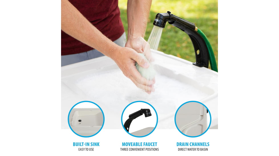 Lifetime Products 4-Foot Fillet Table, White, 280560