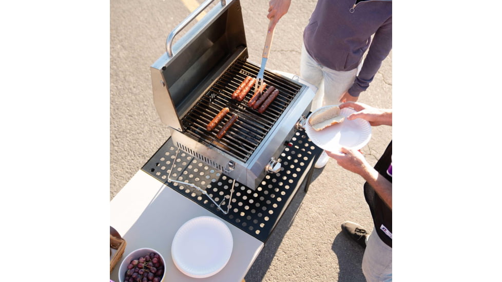 Lifetime Products 5-ft Fold-in-Half Camping Table, White, 280875