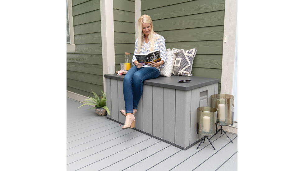 Lifetime Products 150 Gallon Outdoor Storage Deck Box