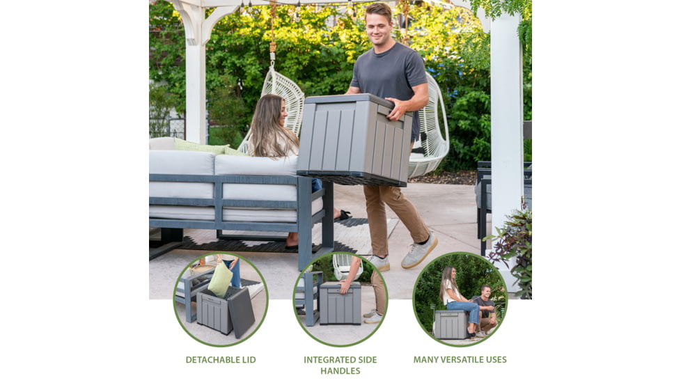 Lifetime Products 25 Gallon Outdoor Storage Cube