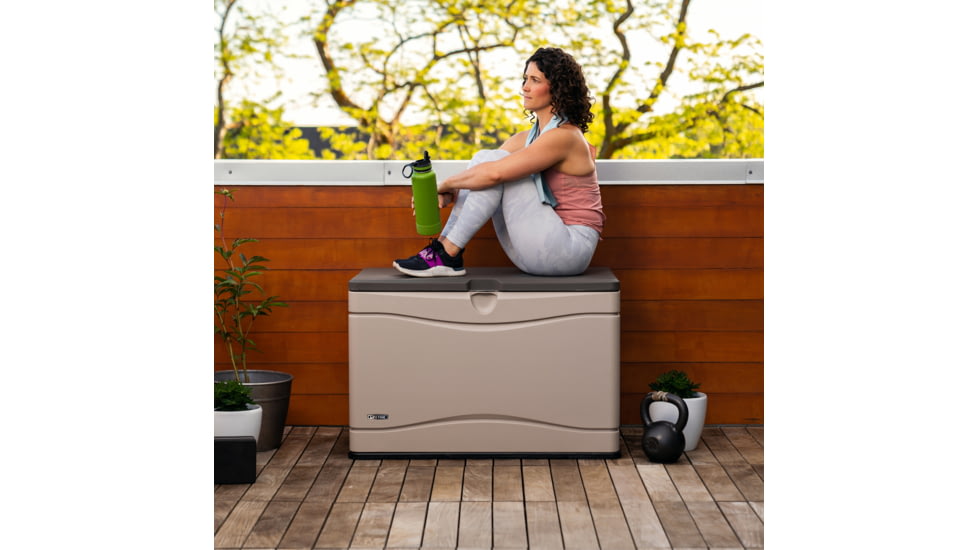Lifetime Products 80 Gallon Outdoor Storage Deck Box