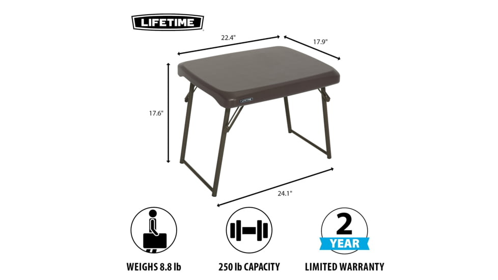 Lifetime Products Compact Light Commercial Table