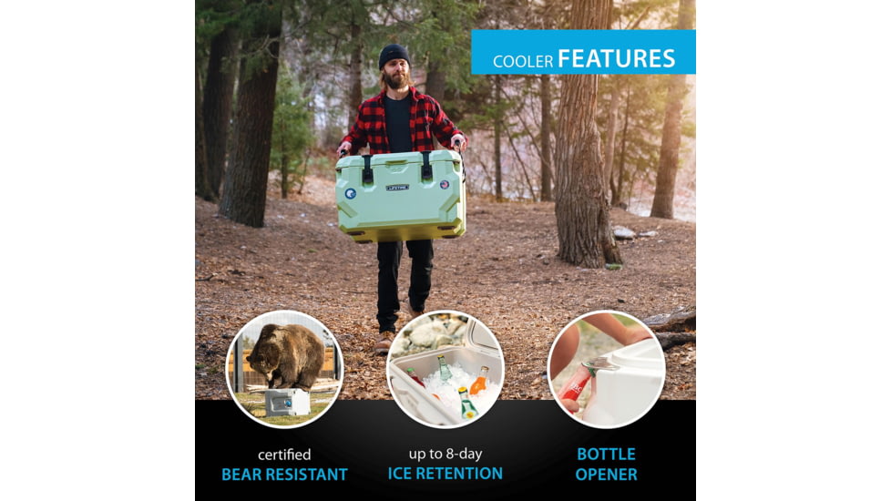 Lifetime Products Glacier, 65 Quart, Hard Cooler