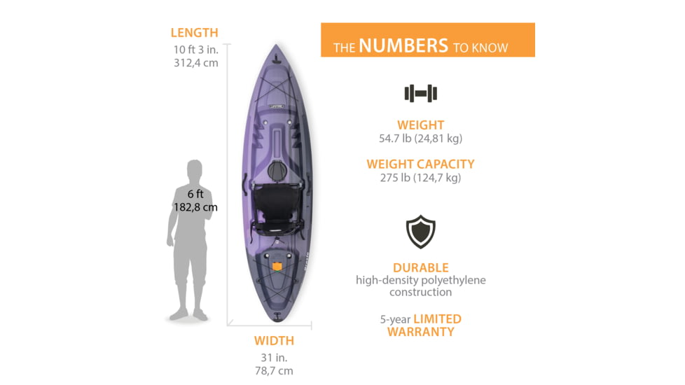 Lifetime Products Oracle 103 Sit-On-Top Kayak