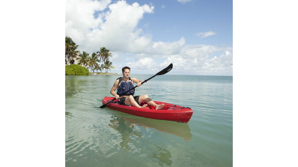 Lifetime Products Tamarack 100 Sit-On-Top Kayak w/Paddle, Red, 90486