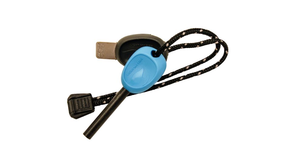 Light My Fire Firesteel Scout 2.0 Firestarter, Cyan, 3,000 Strikes 172558