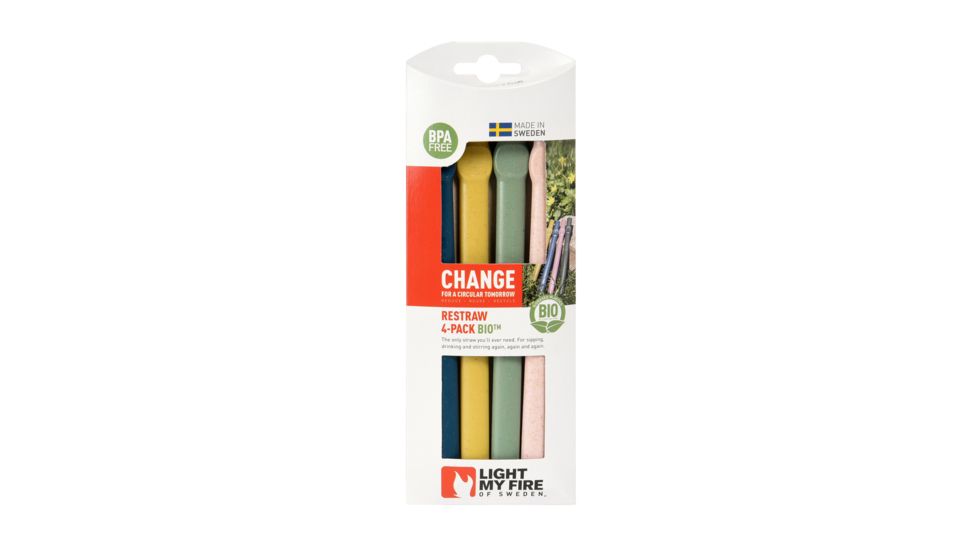 Light My Fire ReStraw, 4-Pack, Nature, LMF-2447511615