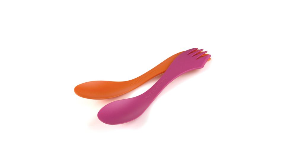 Light My Fire Serving Spork Fuchia and Orange S-SP-L-2PK-FU-ORG