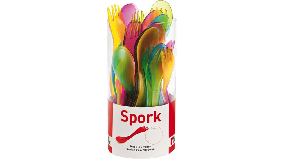 Light My Fire Spork/knife Tube 60pk Element S-SP-SMPLEXI-T-ELEM