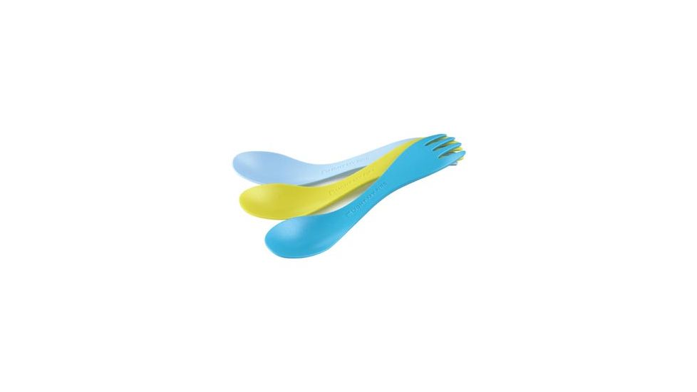 Light My Fire Spork Little 3-Pack-Cyan / Lime / Blue