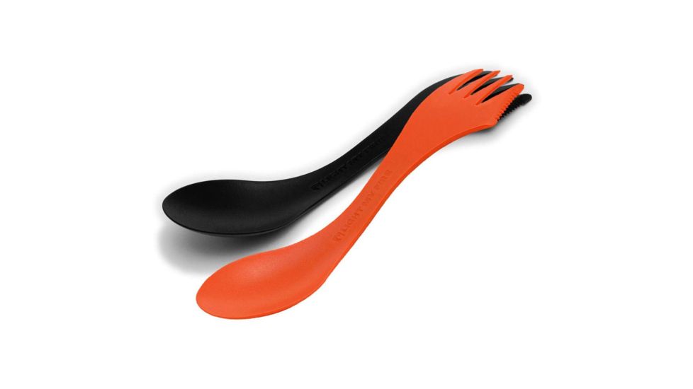 Light My Fire Spork Medium, 2-Pack, RustyOrange/SlatyBlack, LMF-2412511513