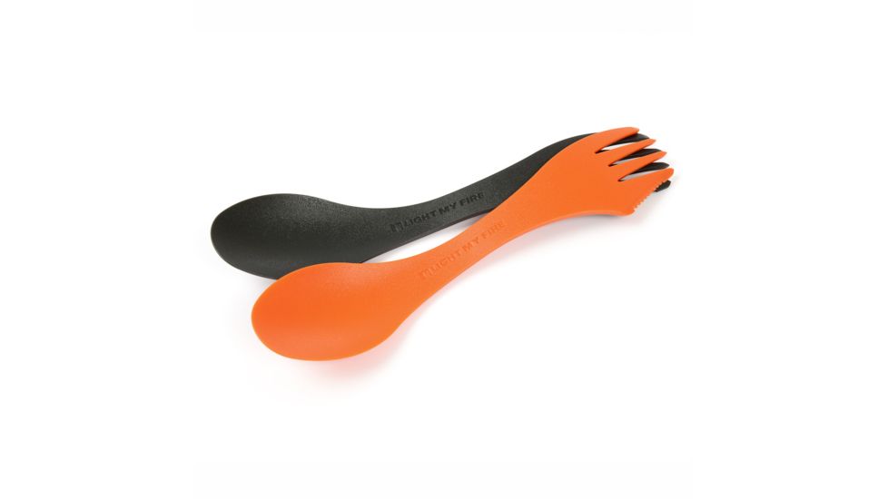 Light My Fire Spork Original, 2-Pack, RustyOrange/SlatyBlack, LMF-2412411513