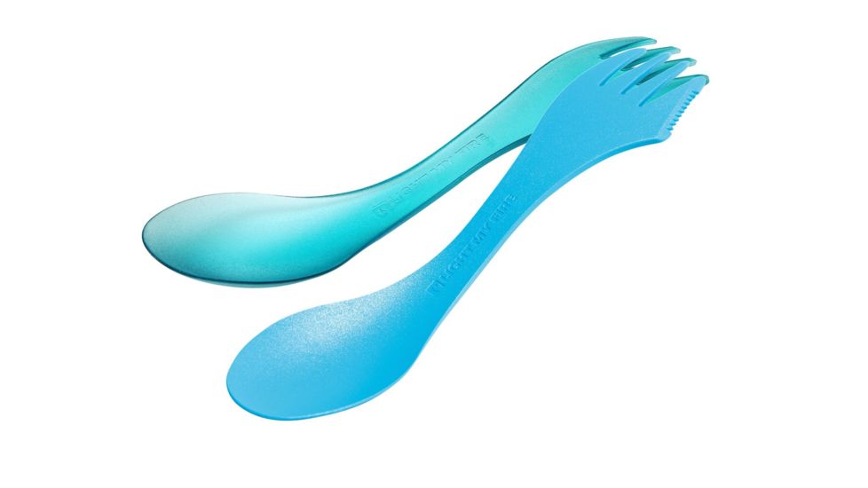 Spork Original 2-Pack-Transparent Blue / Cyan