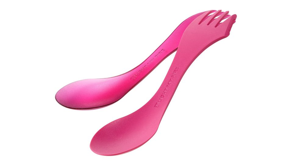 Spork Original 2-Pack-Transparent Pink / Fuchsia