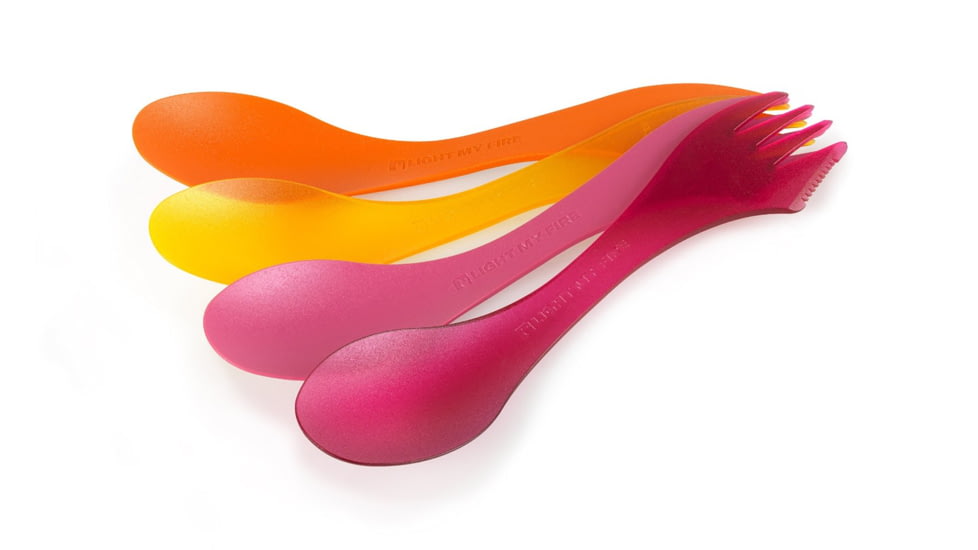 Tritan Spork Multi-Color 4-Pack-Sunset