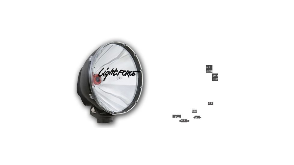 Lightforce Driving Light 240 Hid Single Unit 12V 50W DL240HID50W12V