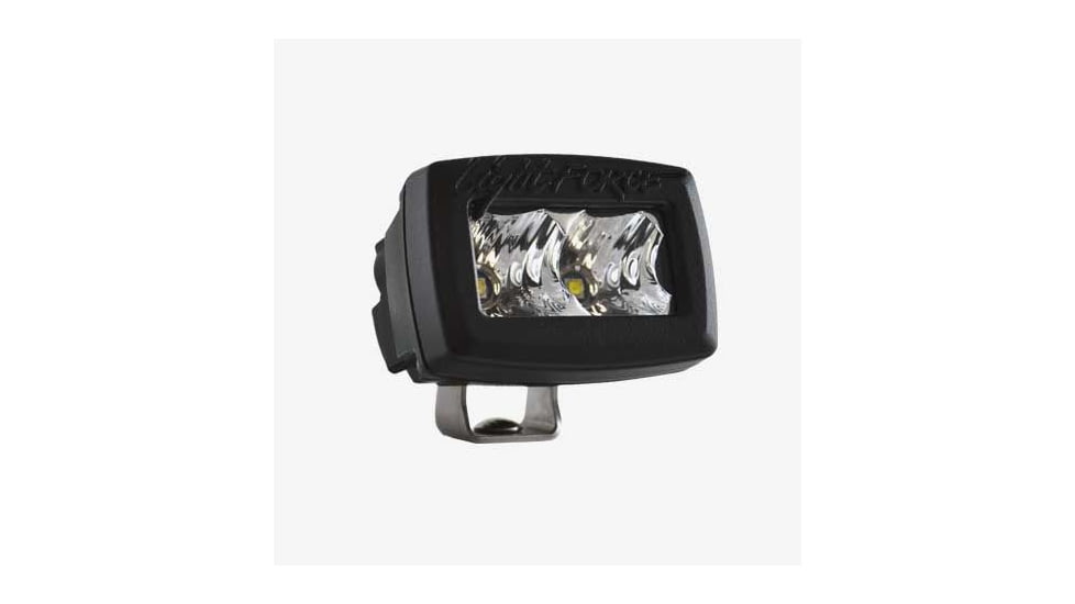 Lightforce Performance Lighting 2 in Rok10 Single Row 5W Chips, Flood Beam, Black, ROK10F