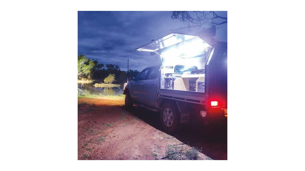 Lightforce Performance Lighting 2 in Rok10 Single Row 5W Chips, Spot Beam, Black, ROK10S