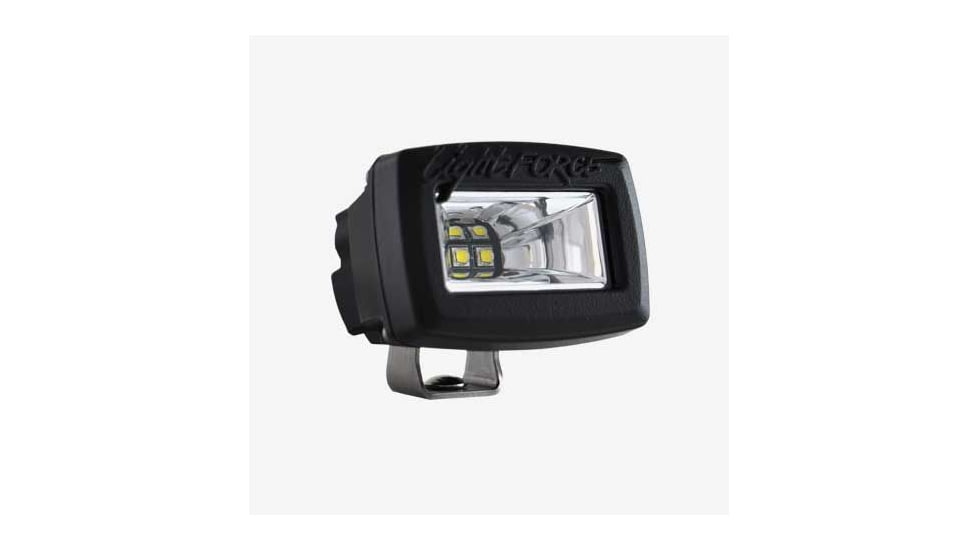 Lightforce Performance Lighting 2 in Rok20 Single Row 10W Chips, Ultra Flood Beam, Black, ROK20UF