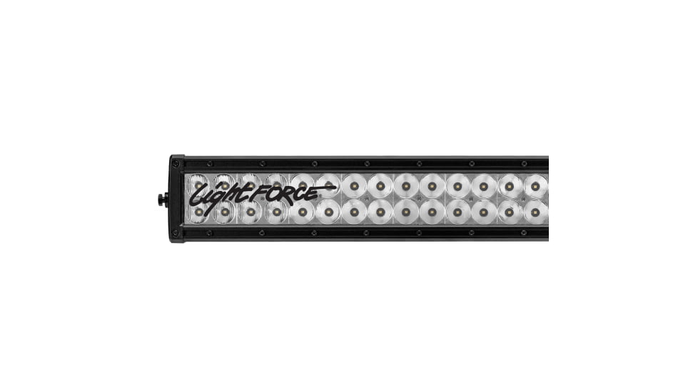 Lightforce Performance Lighting 20 in Double Row Light Bar, 5W Combo, Black, LEDBD20CUS