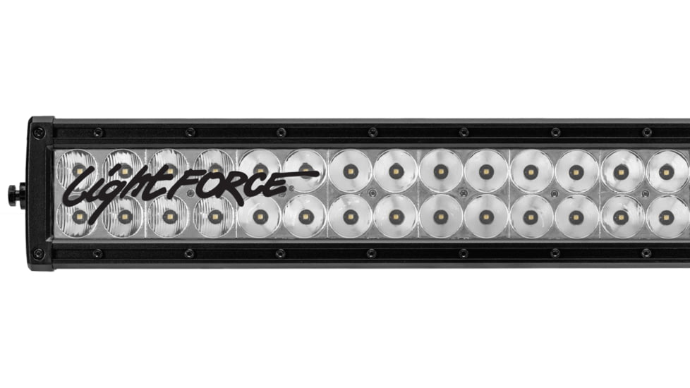 Lightforce Performance Lighting 20 in Double Row Light Bar, 5W Combo, Black, LEDBD20CUS