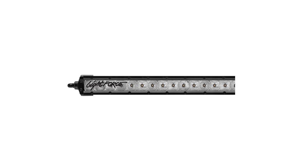 Lightforce Performance Lighting 40 in Single Row Dual Wattage Bar Flashlight, Black, 40XPUS