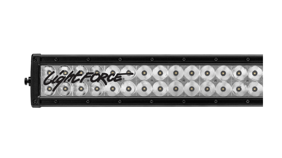 Lightforce Performance Lighting 50 in Dual Row Bar 5W Combination, Black, LEDBD50CUS