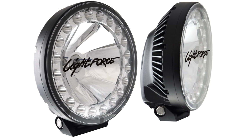 Lightforce Performance Lighting 9 in HTX 2 Hybrid 50W Hid Led Combo Flashlight, Black, HTXMK2US 