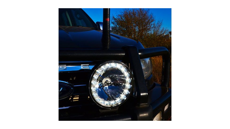 Lightforce Performance Lighting 9 in HTX 2 Hybrid 50W Hid Led Combo Flashlight w/Harness, Black, HTXMK2TP