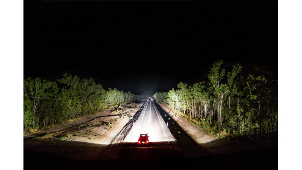 Lightforce Performance Lighting 9 in HTX 2 Hybrid 50W Hid Led Combo Flashlight w/Harness, Black, HTXMK2TP