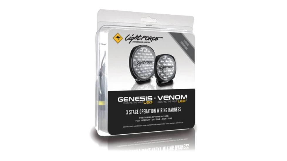 Lightforce Performance Lighting Genesis LED 140W 2 Power Positioning - Single, 8 inch, DL210LED-GJQC