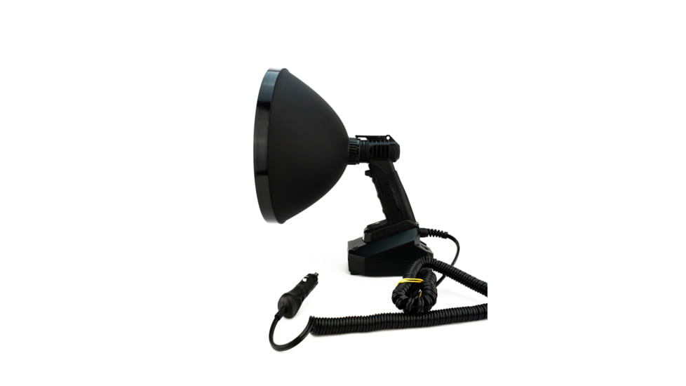 Lightforce Performance Lighting HID Hand Held Xenon 240mm Blitz Spotlight, Coil Cord and Cig Plug, 12V 70W 6400 Lumens CBSLBHID70