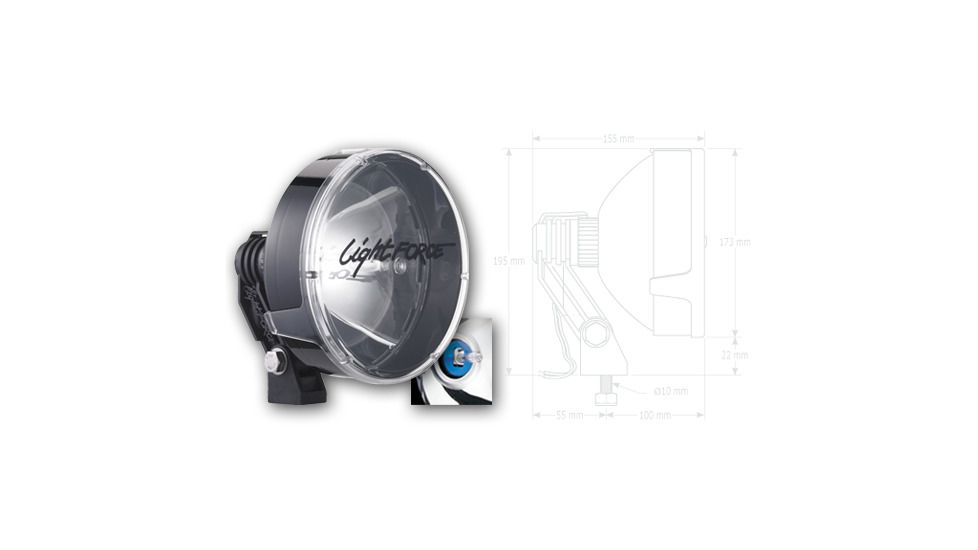 Lightforce RMDL Driving Light 170Mm - Hid Twin Pack 12V 35W HID170T