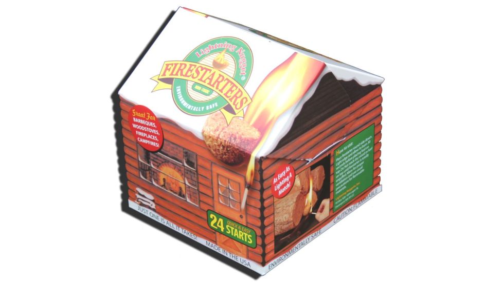 Lightning Nuggets Fire Starters - 24 Count
