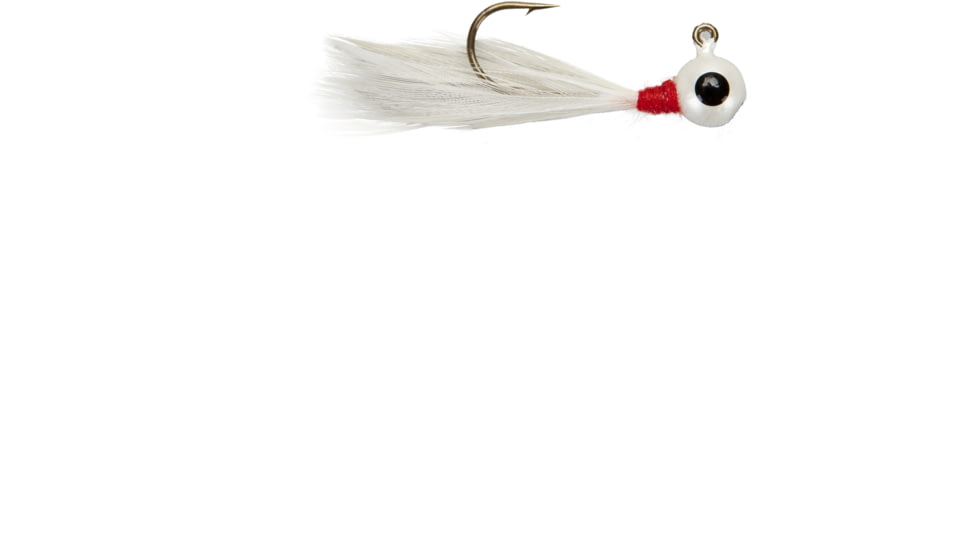 Lindy Little Nipper Fishing Jig, 1/16 oz, White,2/Pack, LN005