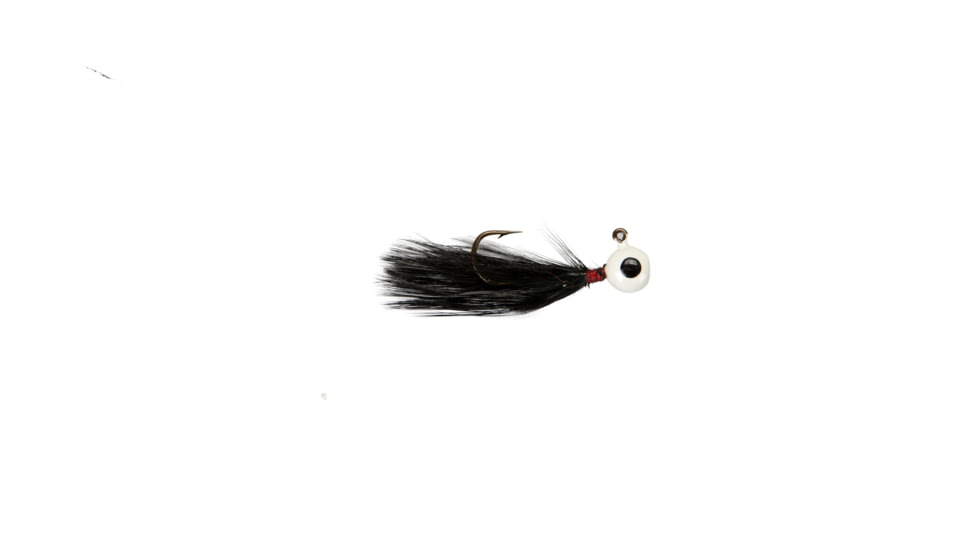 Lindy Little Nipper Fishing Jig, 1/32 oz, Black,2/Pack, LN021