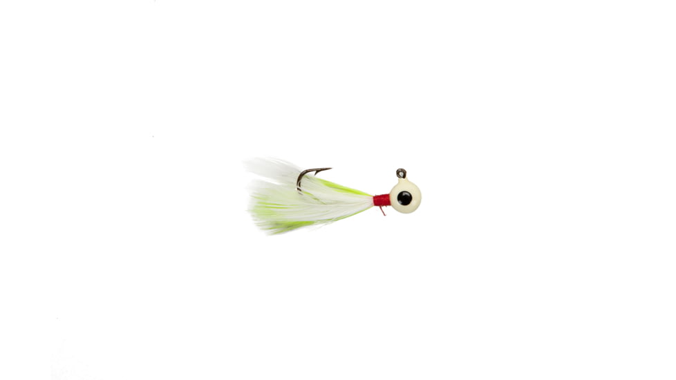 Lindy Little Nipper Fishing Jig, 1/32 oz, Chartreuse/Glow,2/Pack, LN030