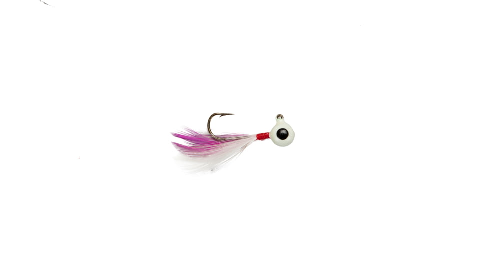 Lindy Little Nipper Fishing Jig, 1/32 oz, Pink/Glow,2/Pack, LN031