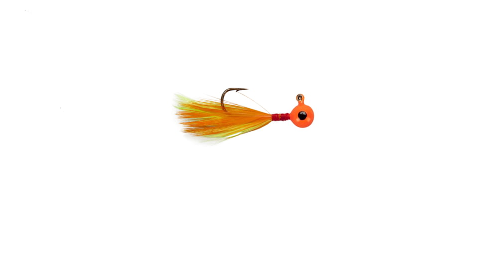 Lindy Little Nipper Fishing Jig, 1/64 oz, Chartreuse/Orange 2/Pack, LN052