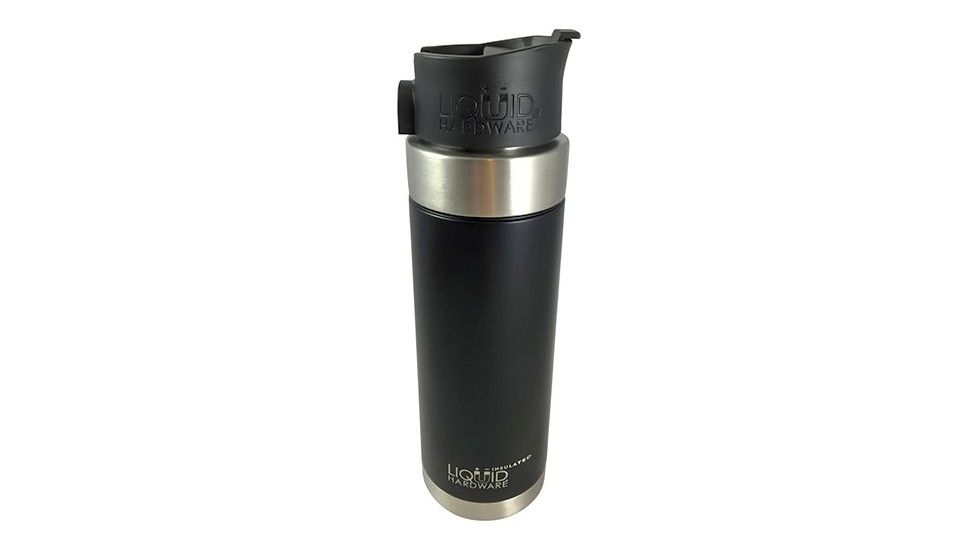 Liquid Hardware Aurora Insulated Cafe Mug, 20oz, Matte Black, Matte Black, LIQ-04316