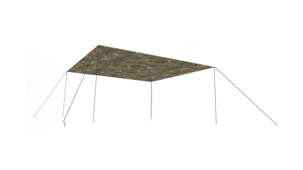 LiteFighter Gear Commando Field Tarp Tents, OCP Camouflage, 120in x 120in, CD1100-OCP