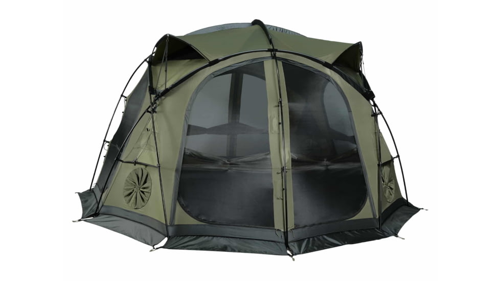 LiteFighter Dragoon Expeditionary Tent, Delta Green 499, 157.5in x 157.5in x 77in, DG5100-GRN