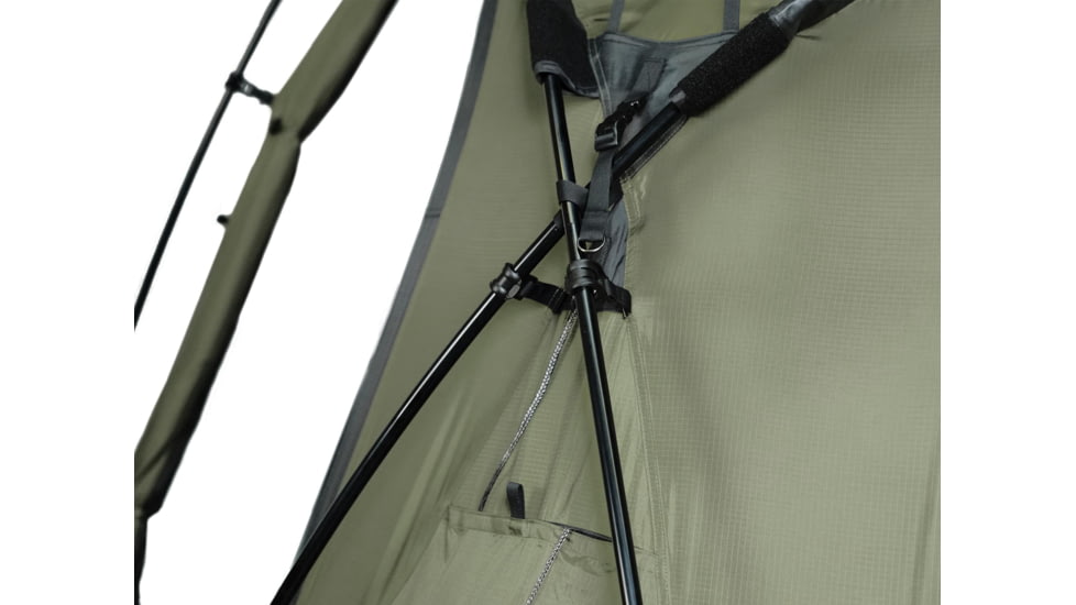 LiteFighter Dragoon Expeditionary Tent, Delta Green 499, 157.5in x 157.5in x 77in, DG5100-GRN