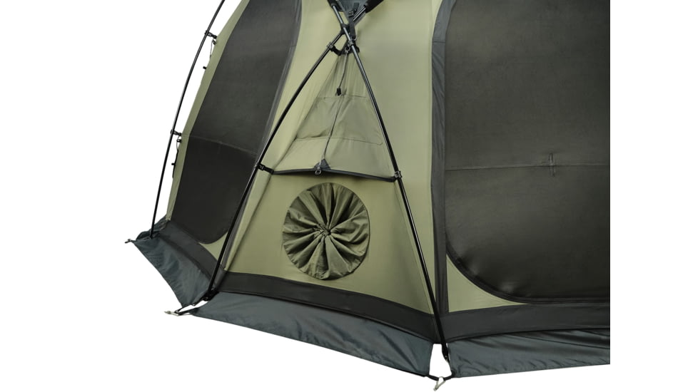 LiteFighter Dragoon Expeditionary Tent, Delta Green 499, 157.5in x 157.5in x 77in, DG5100-GRN