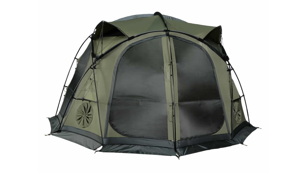 LiteFighter Dragoon Expeditionary Tent, Delta Green 499, 157.5in x 157.5in x 77in, DG5100-GRN