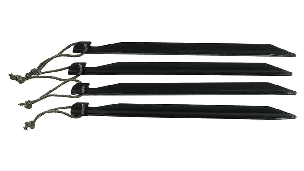 LiteFighter T-Stakes, Set of 4, Black, 11.75in x 0.75in, TB1104-BLK
