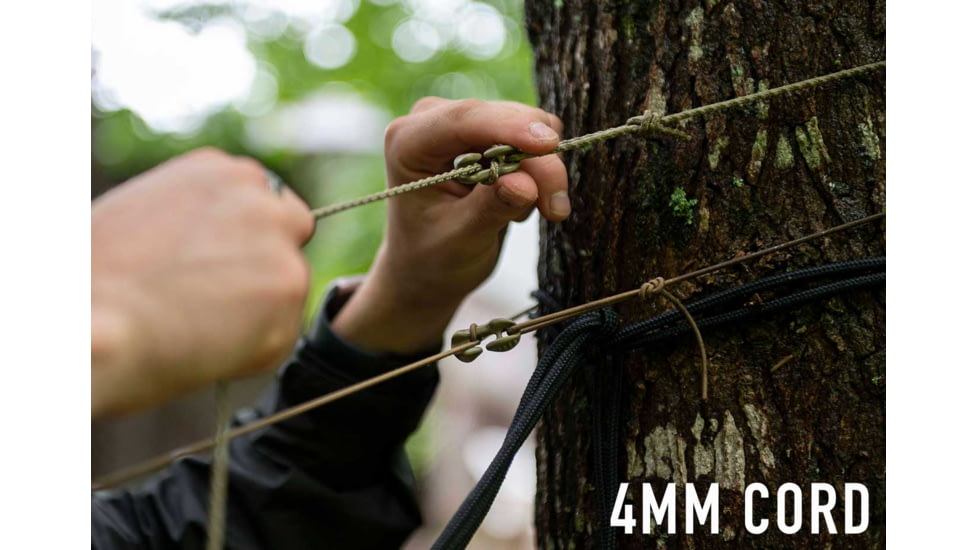 LiteFighter Gear Recondo 1 Jungle Hammock System W/ Rain Tarp, Delta Green 499, 104in x 55in, RC1100-OCP